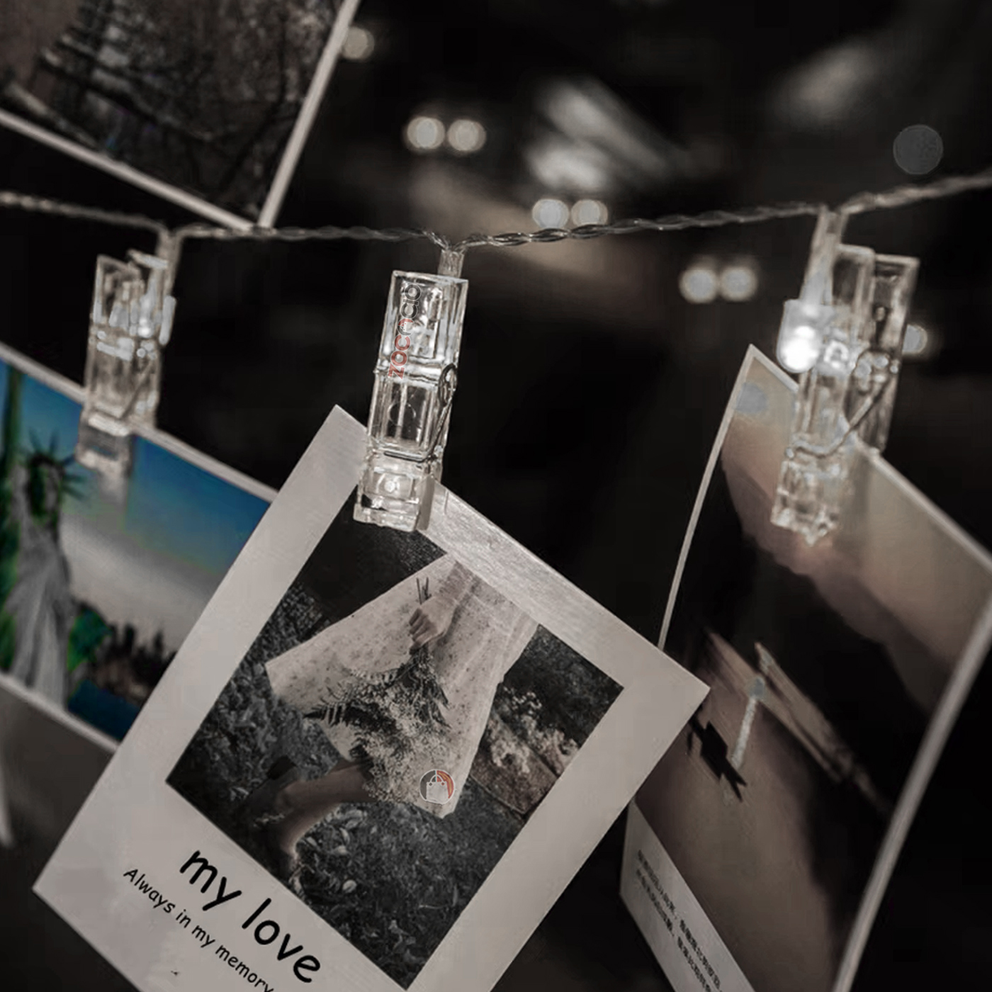 Miniatura 3 de Cadena De Luces Led Con Pinzas Para Foto